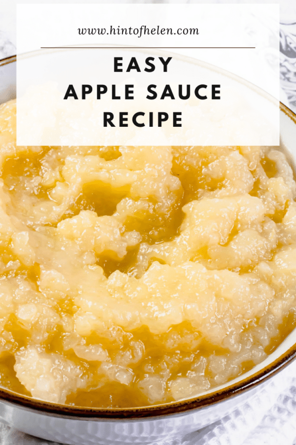 Apple Sauce Recipe | Quick & Easy | Hint Of Helen