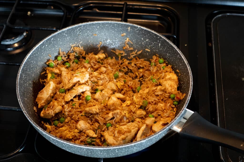 chinese chicken fried rice