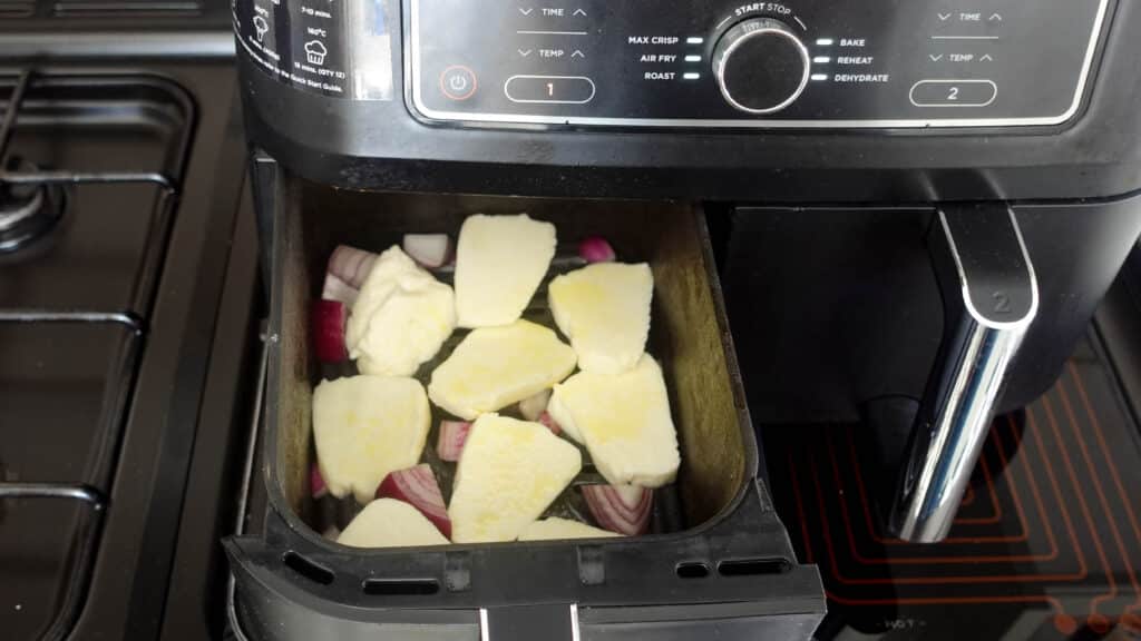 halloumi in ninja air fryer