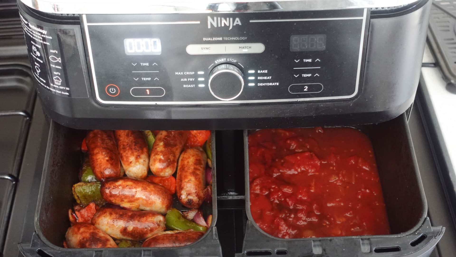Sausage Casserole Ninja Dual Air Fryer Recipe Hint Of Helen