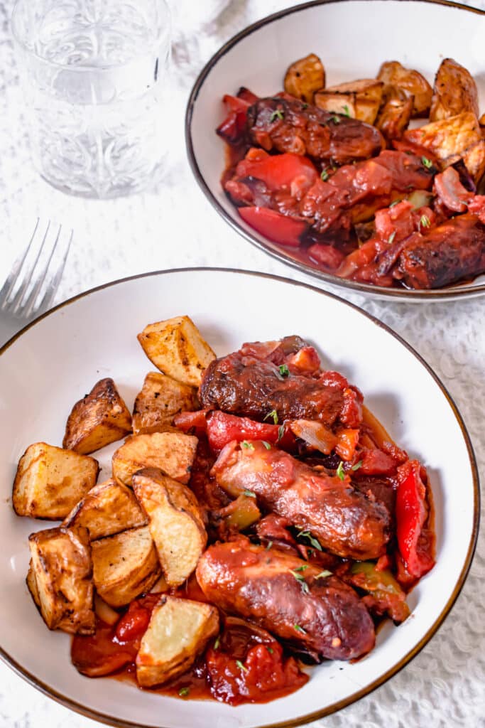 sausage casserole in the ninja air fryer