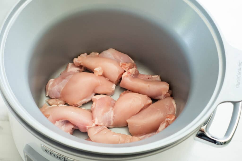thighs in slow cooker