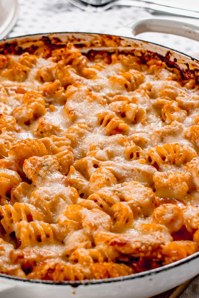 Chicken Mascarpone Pasta Bake | Hint of Helen