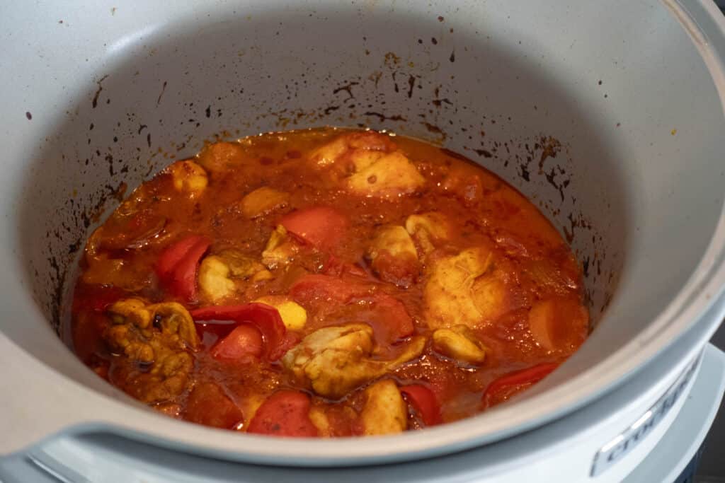 chunky chicken curry slow cooker