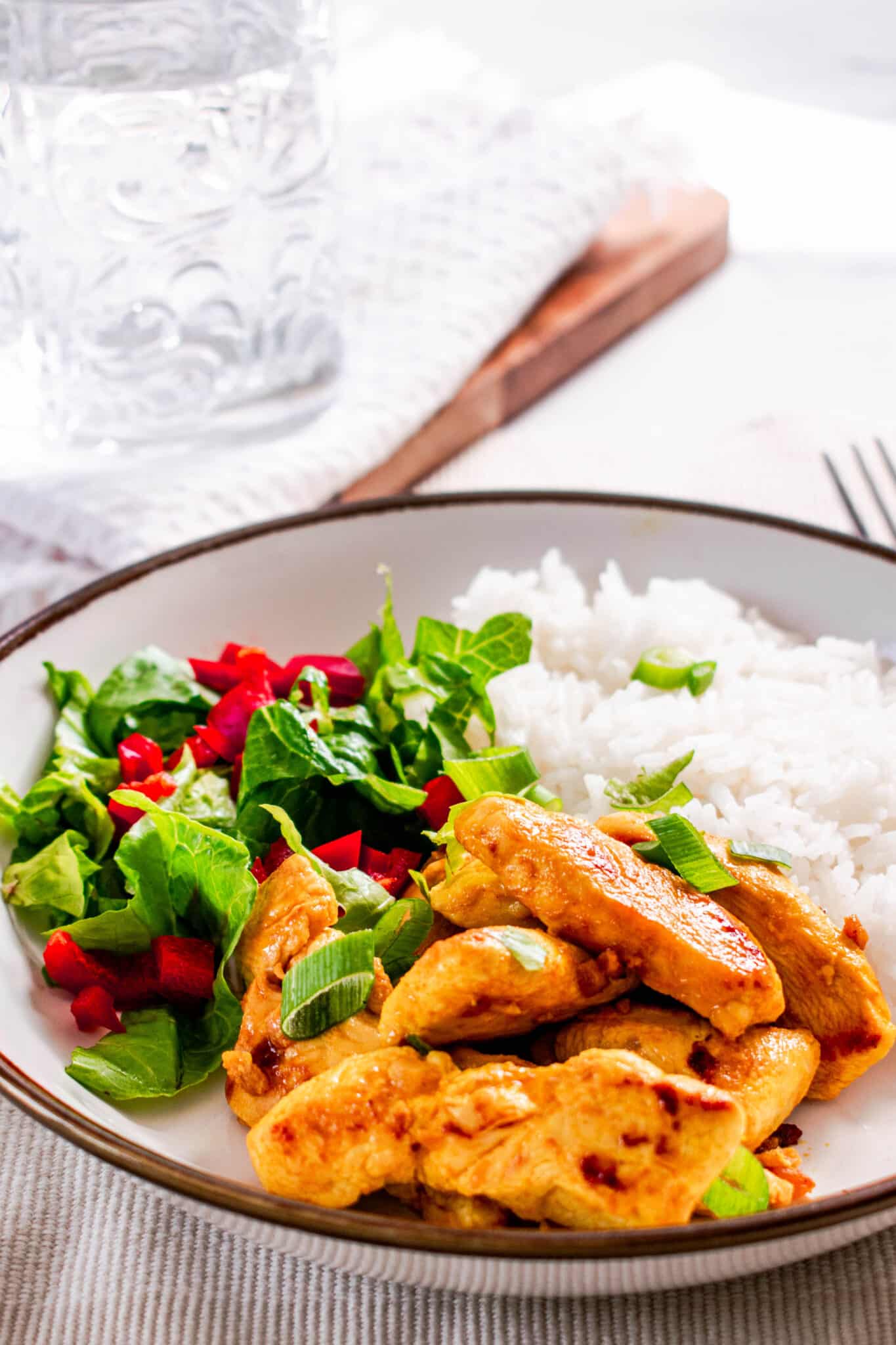 Low FODMAP Ginger Chicken Rice Bowls Recipe Hint Of Helen