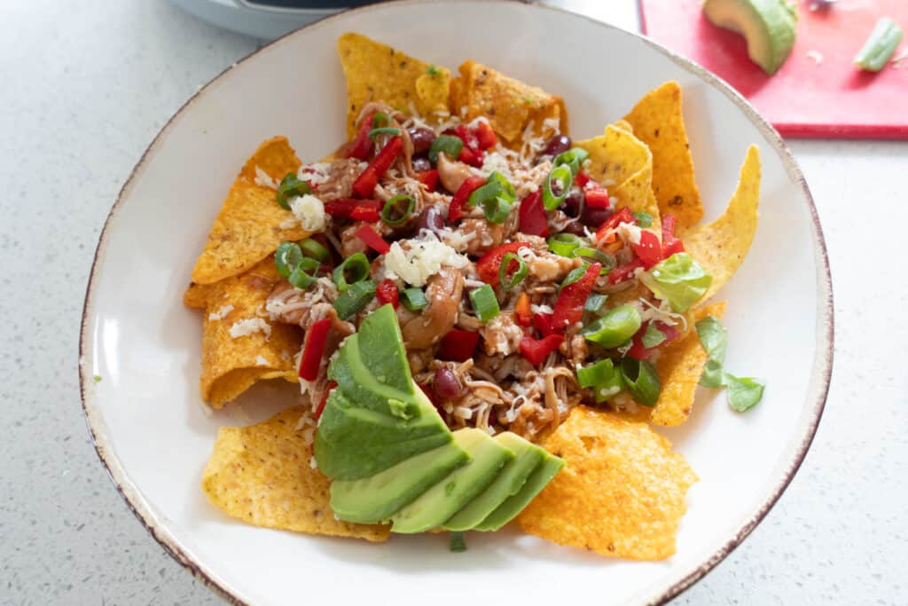 slow cooker nacho chicken