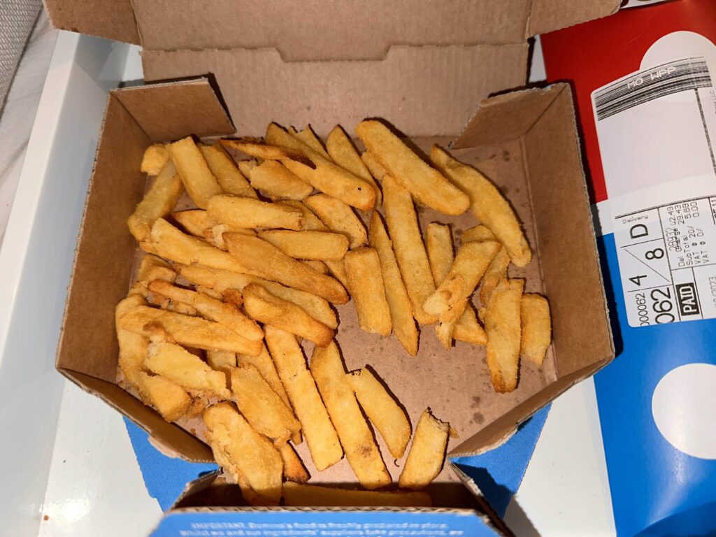 Dominos fries review