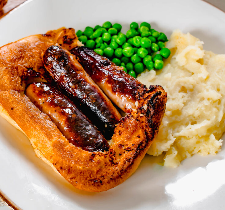 Toad in the hole in the Ninja Dual Air Fryer