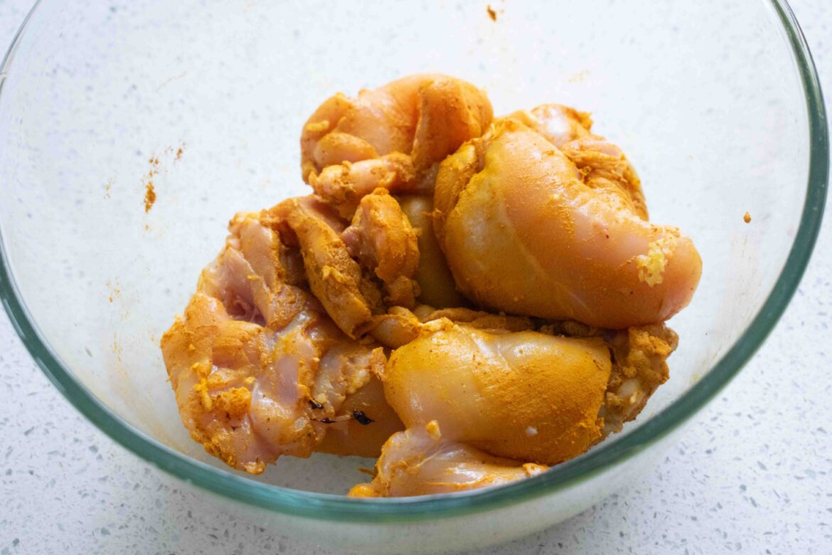 Slow Cooker Caribbean Chicken Thigh Curry | Hint Of Helen