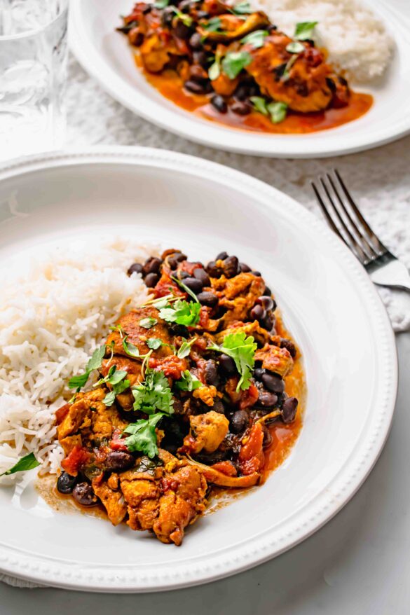 Caribbean Chicken Thigh Curry Recipe