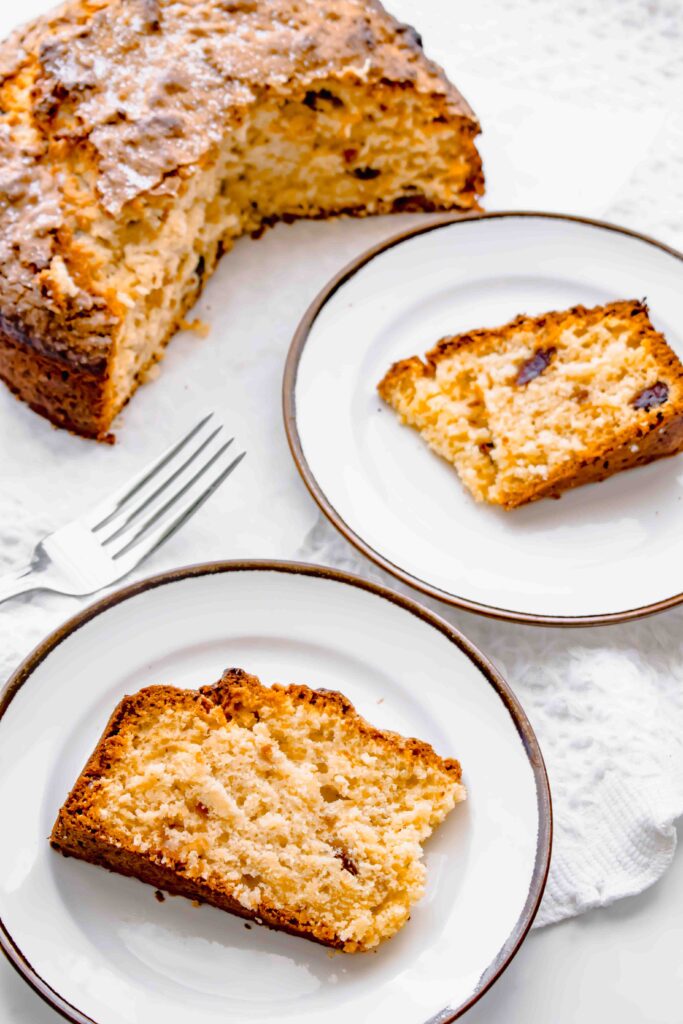 cherry and coconut cake