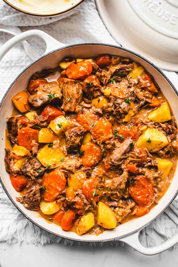 Pork Apple, Cider Stew Recipe | Hint of helen-13