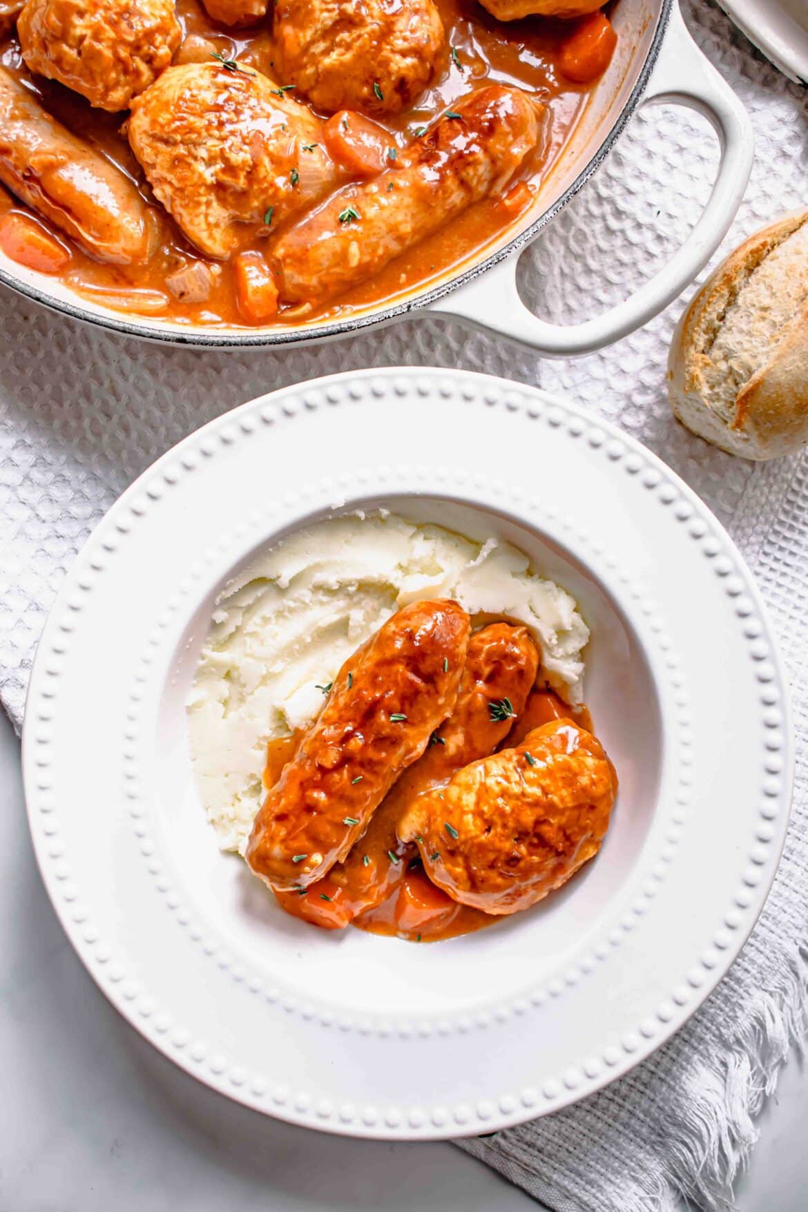 chicken sausage casserole with dumpling recipe