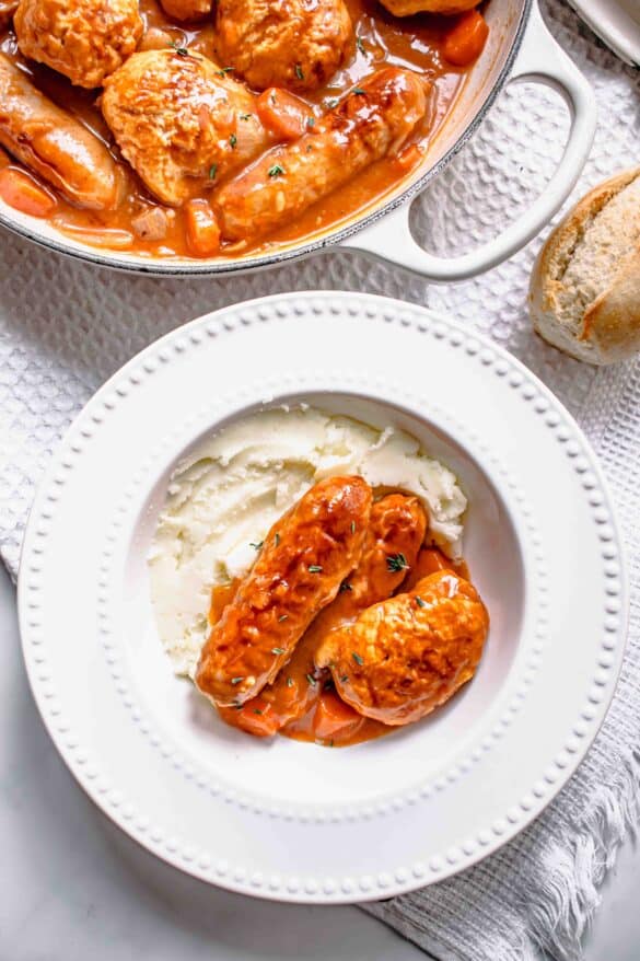 chicken sausage casserole with dumpling recipe