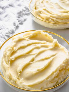 Easy mashed potato with butter and milk recipe