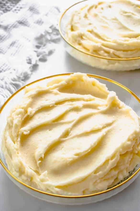 Easy mashed potato with butter and milk recipe