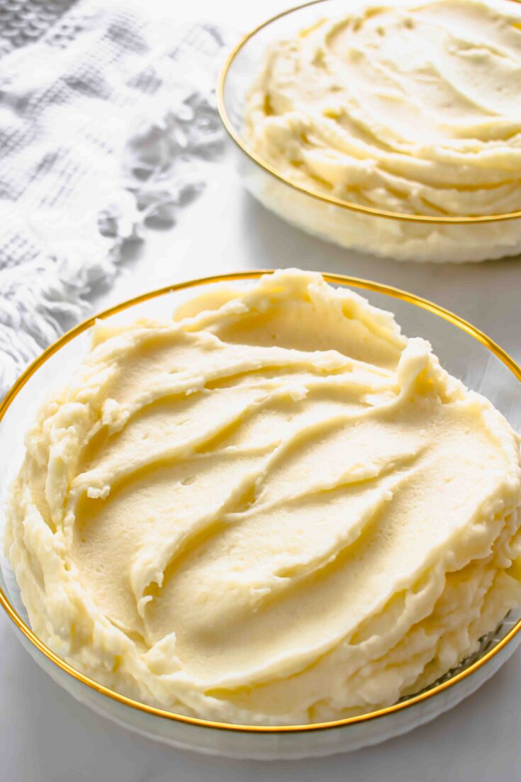 Easy mashed potato with butter and milk recipe