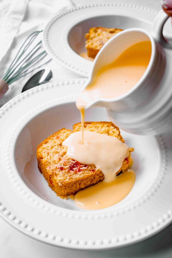 Custard recipe with just milk, egg yolk, sugar and vanilla