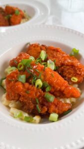 Buffalo chicken mac n cheese