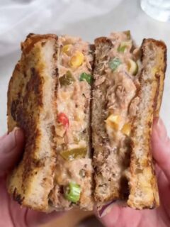 Spicy tuna melt recipe