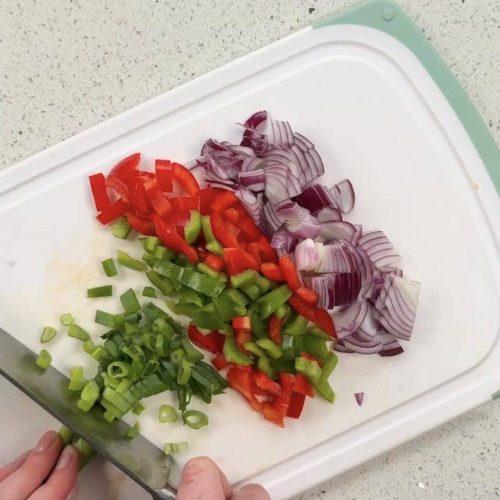 Chopped veg