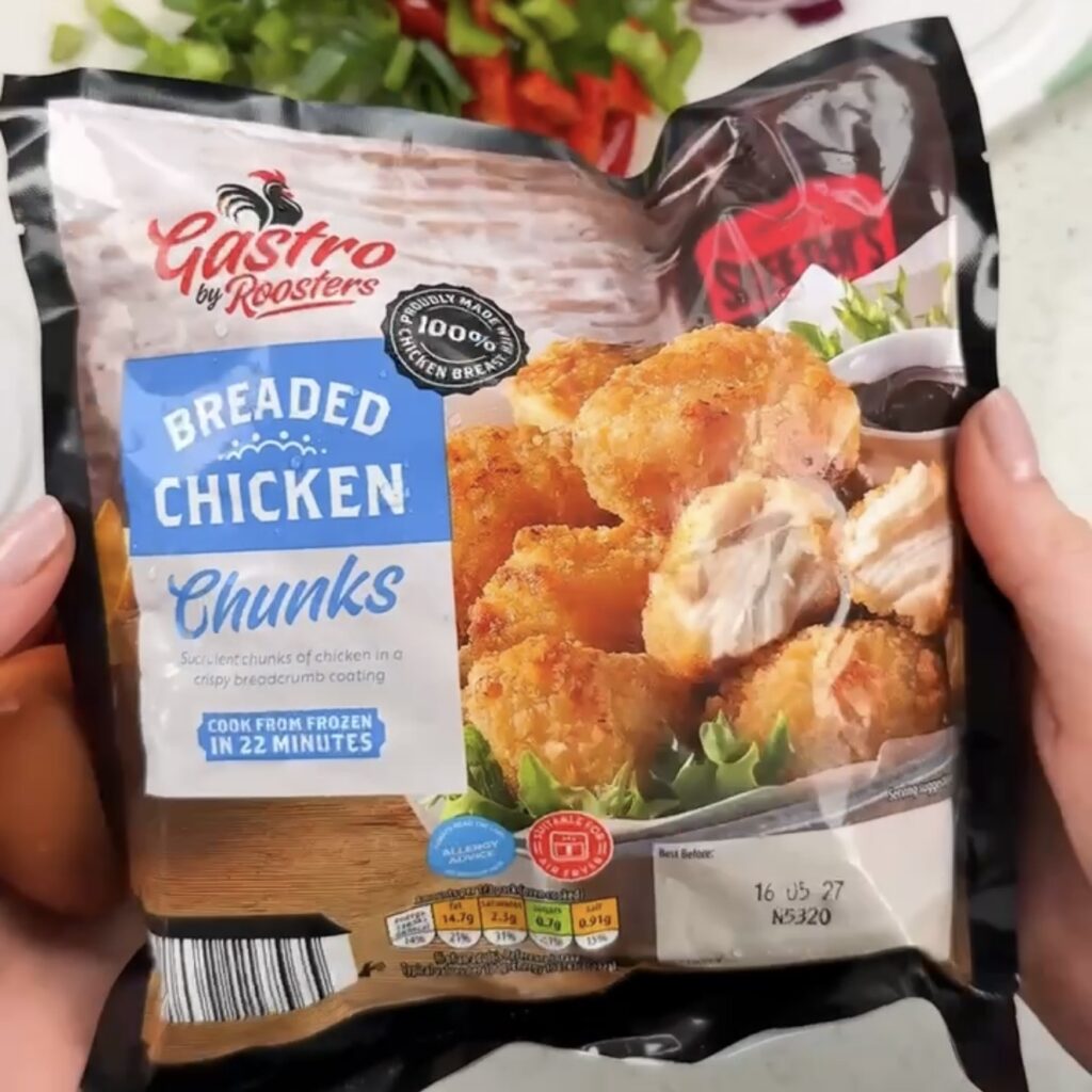 Air fryer chicken, these are the chunks I use