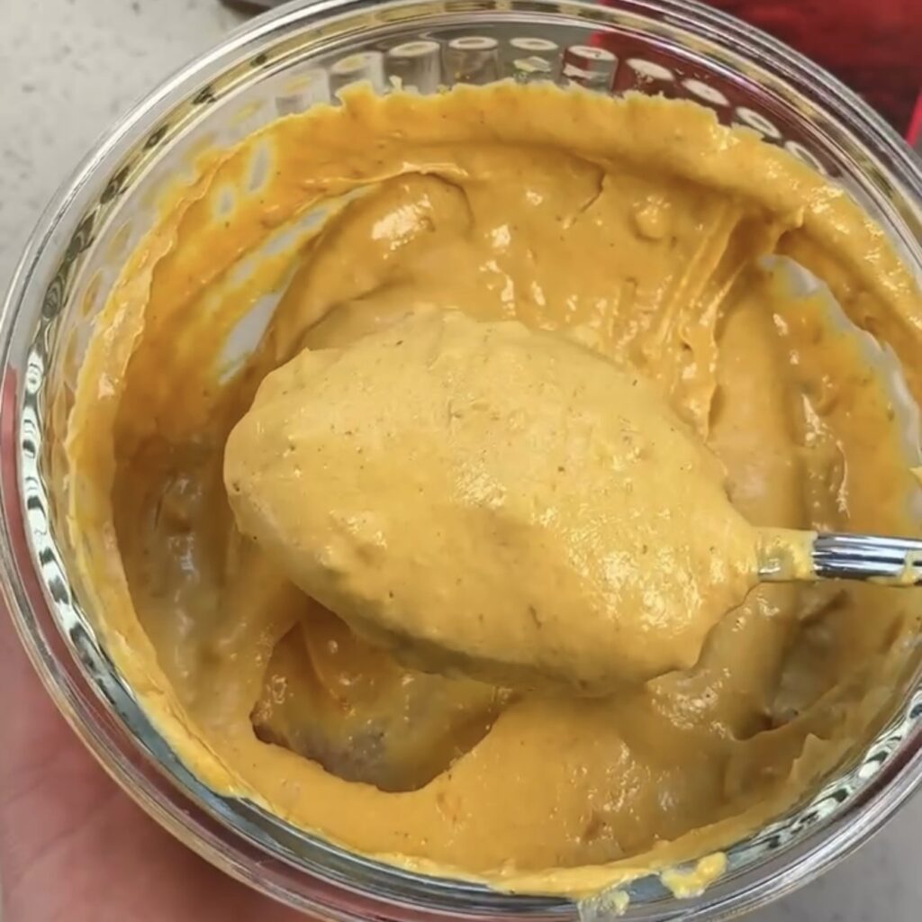 Yogurt based satay sauce
