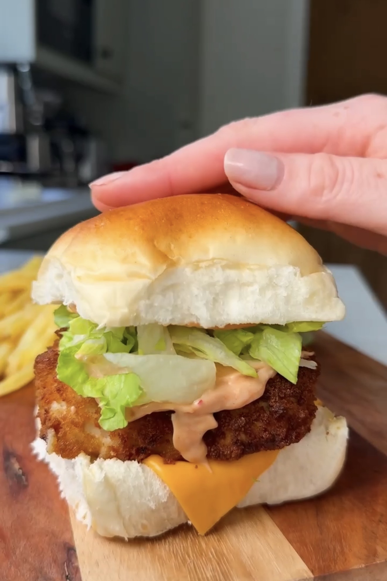 Chicken Kyiv Burger Recipe
