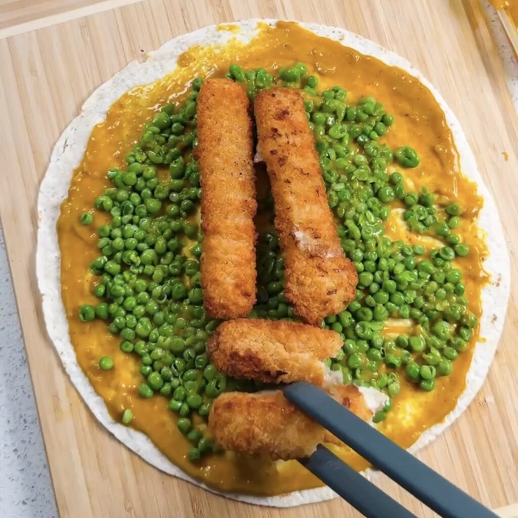 fish finger wrap