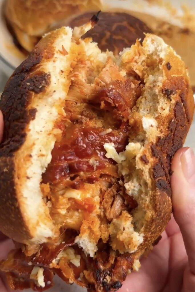 Cheesy Hunter's Chicken Buns recipe
