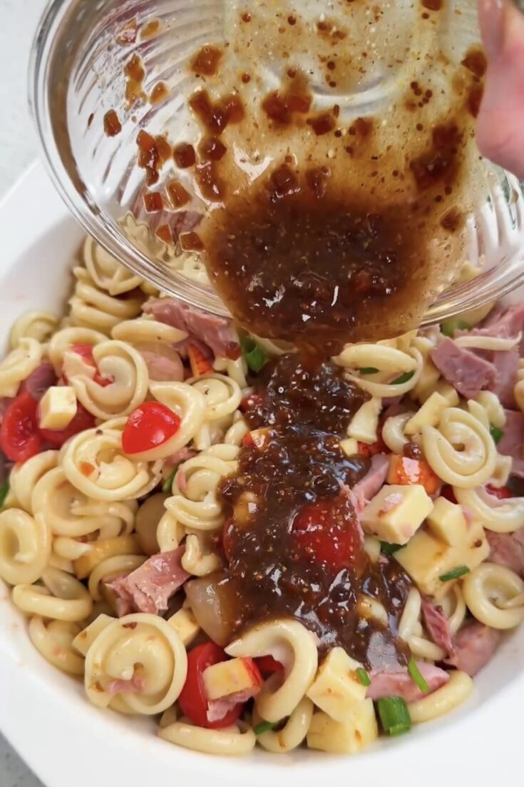 ploughmans pasta salad