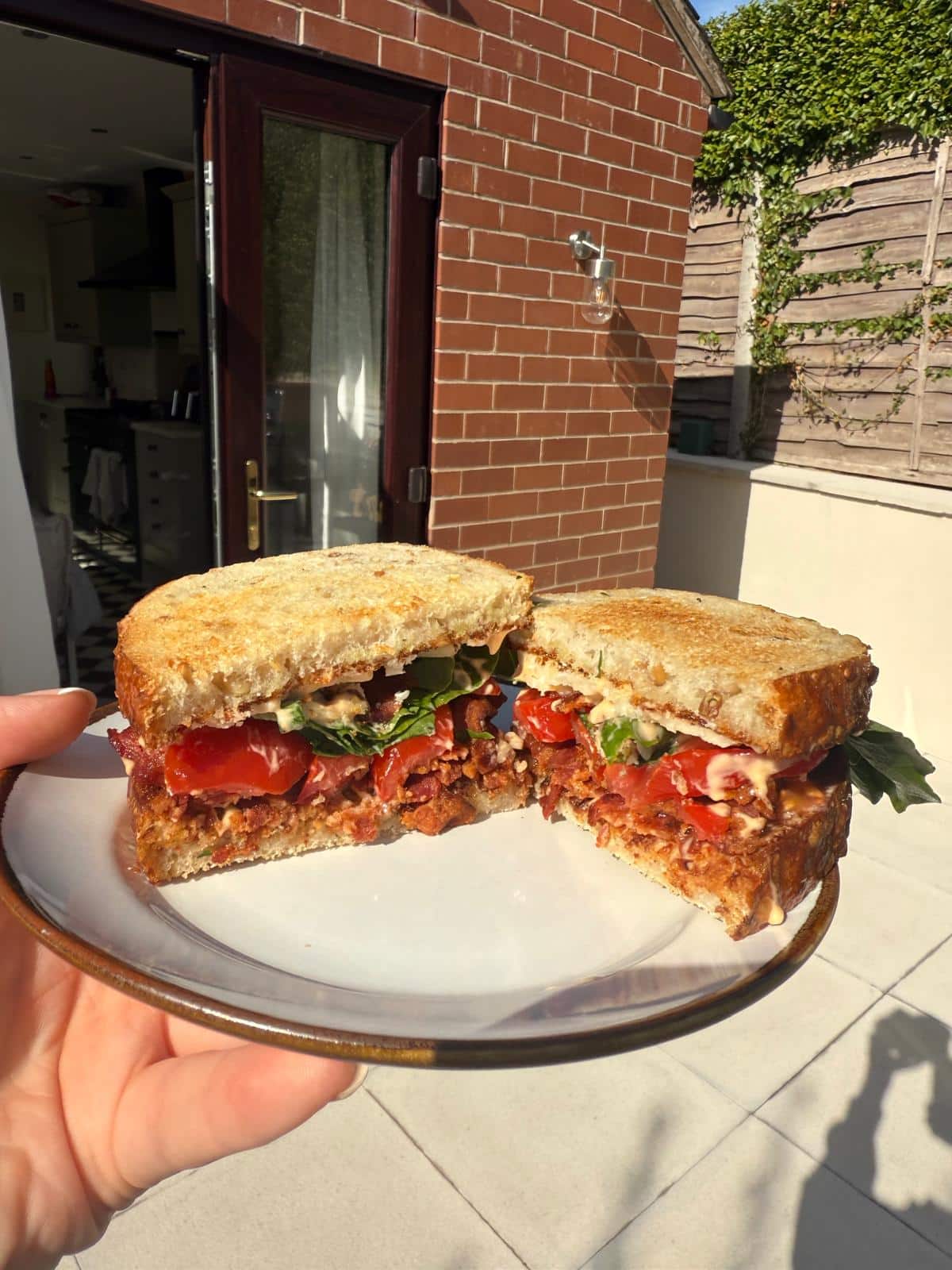 BLT in the garden