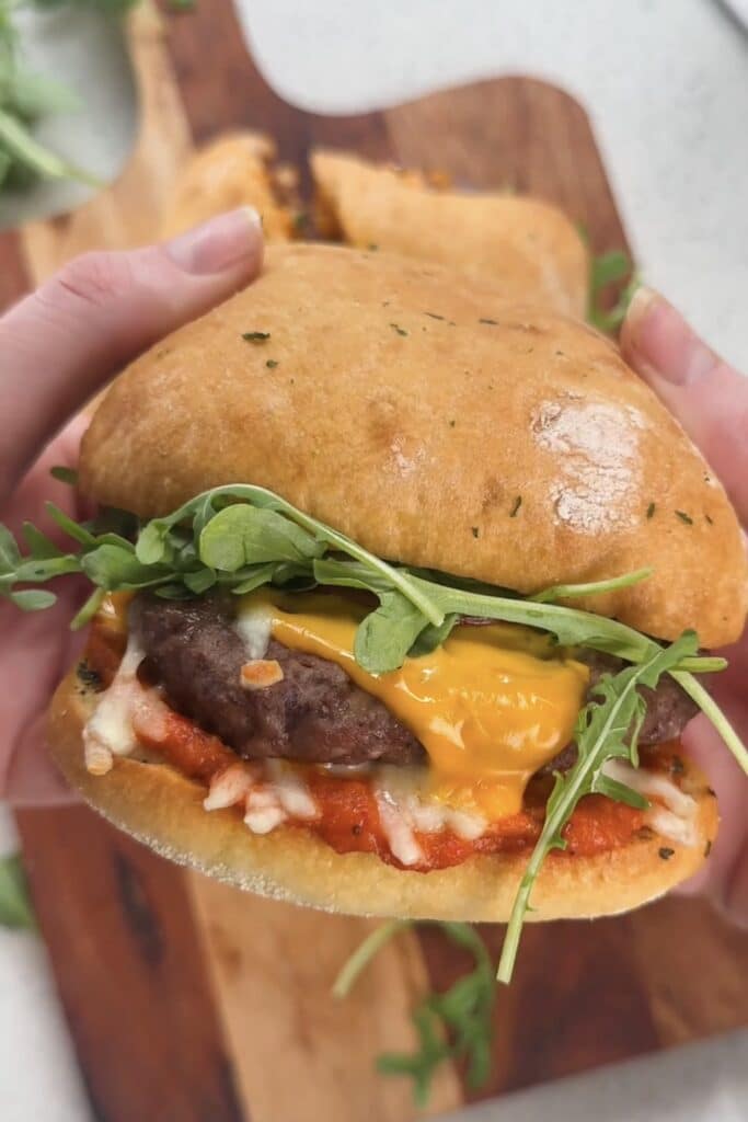 pepperoni pizza burgers recipe
