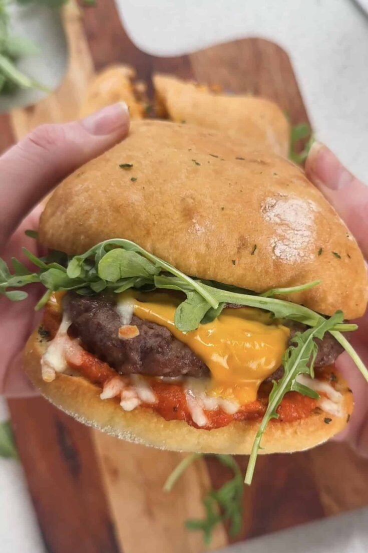 pepperoni pizza burgers recipe